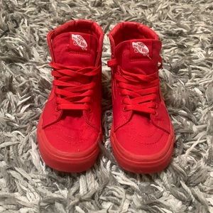 Red High Top Vans
